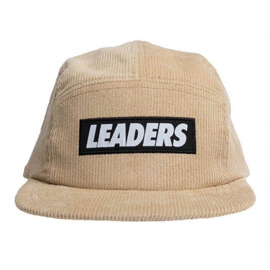 Leaders Corduroy 5 Panel Hat Beige