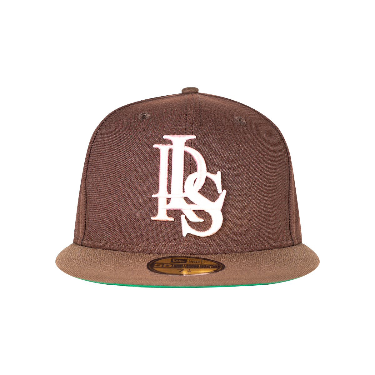 Brown Pink Interlock Fitted