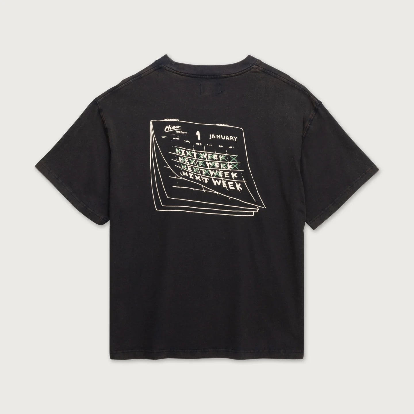 Nothing changes tee Black