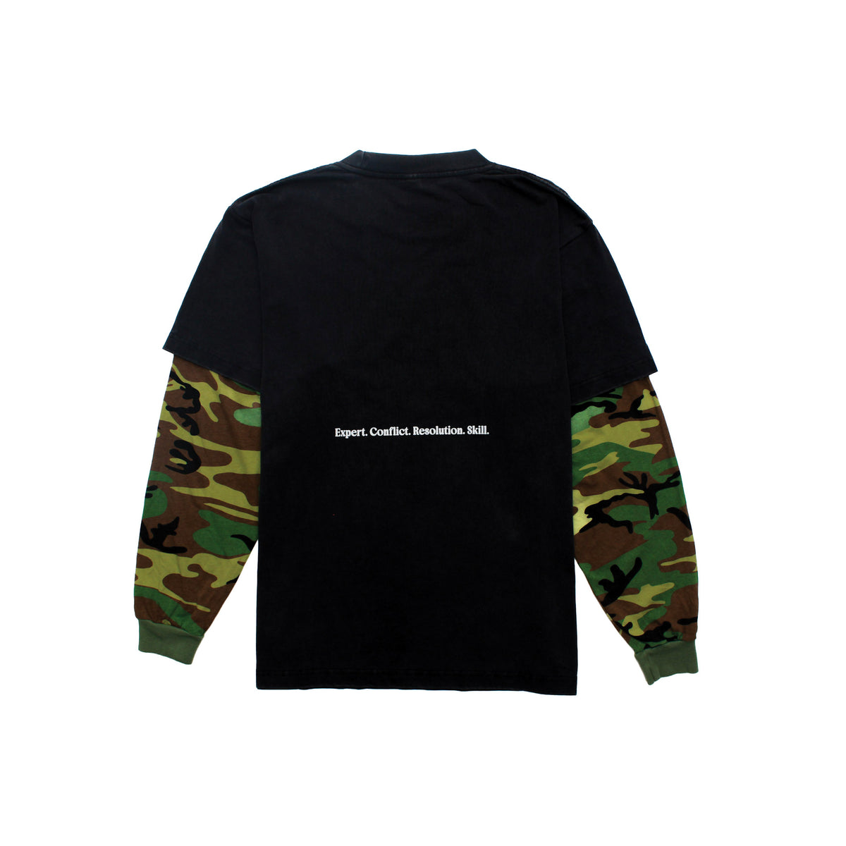 Conflict Resolution Skill L/S Black Camo