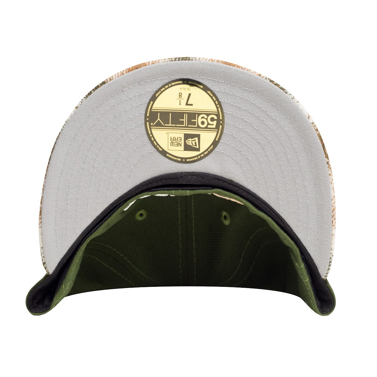 Leaders Fitted "Autumn Pack" Green/Plaid Brim