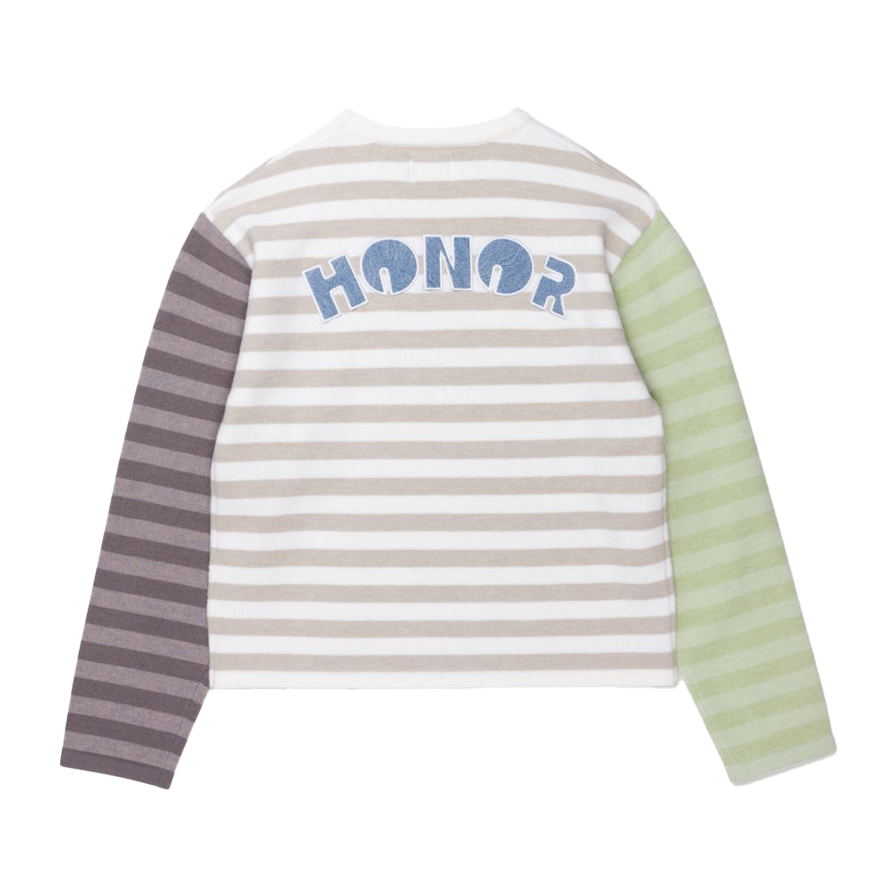 Multi Stripe Crewneck
