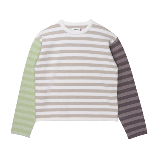 Multi Stripe Crewneck