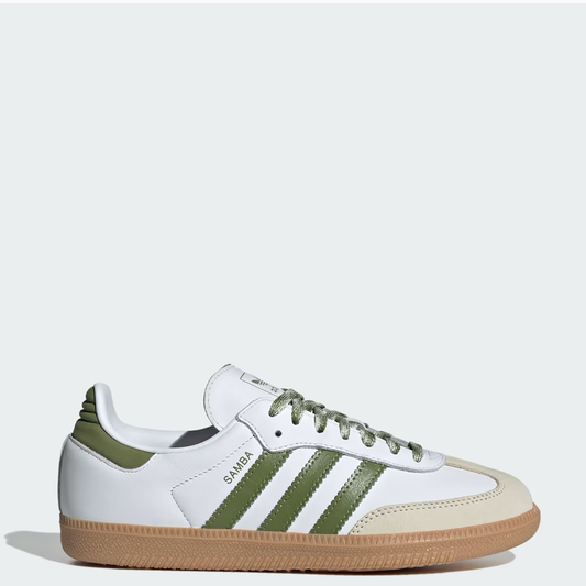 W Samba OG Cloud White & Tech Olive