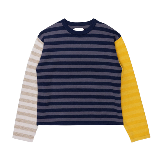 Multi Stripe Crewneck