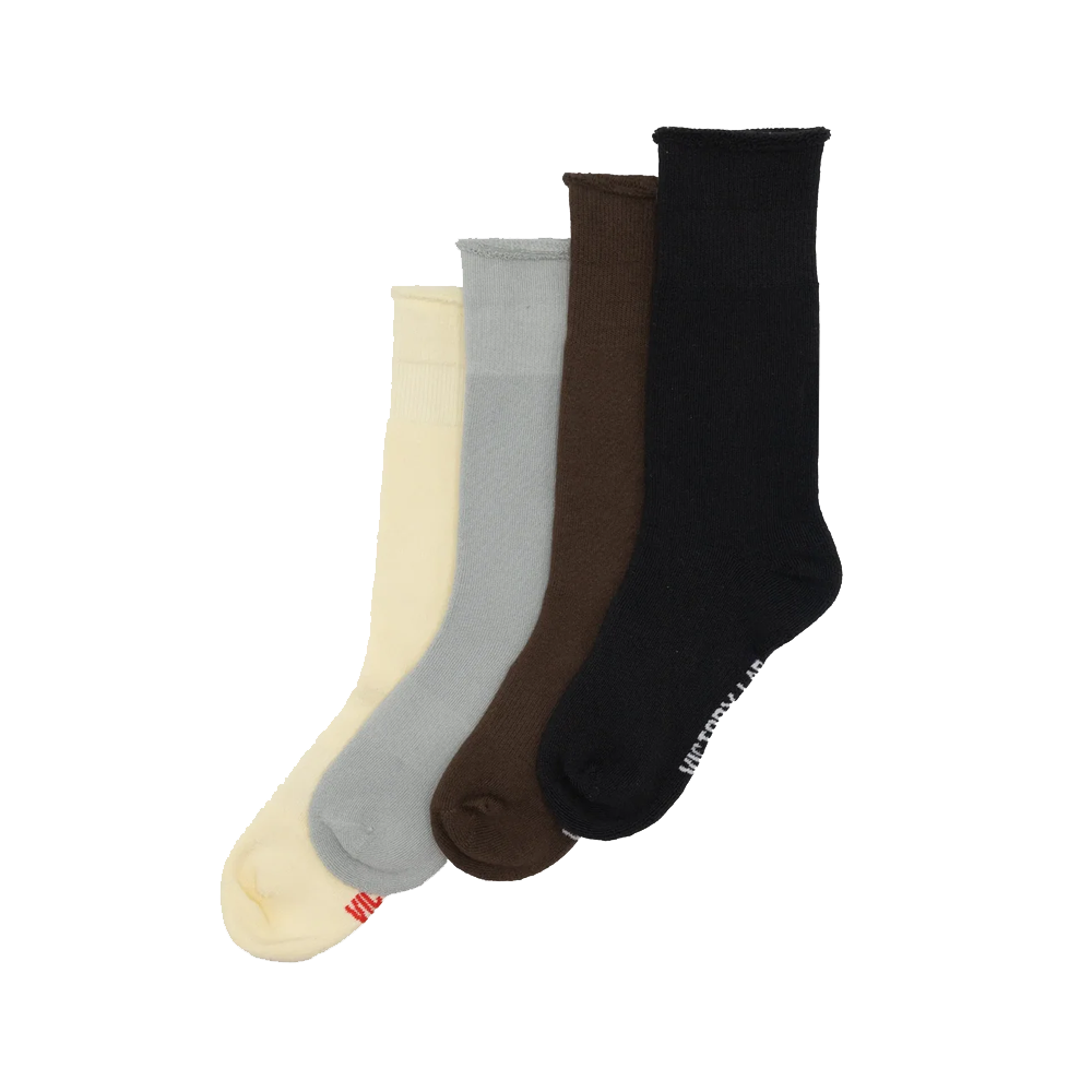 Vintage Raw Edge Tubular Socks