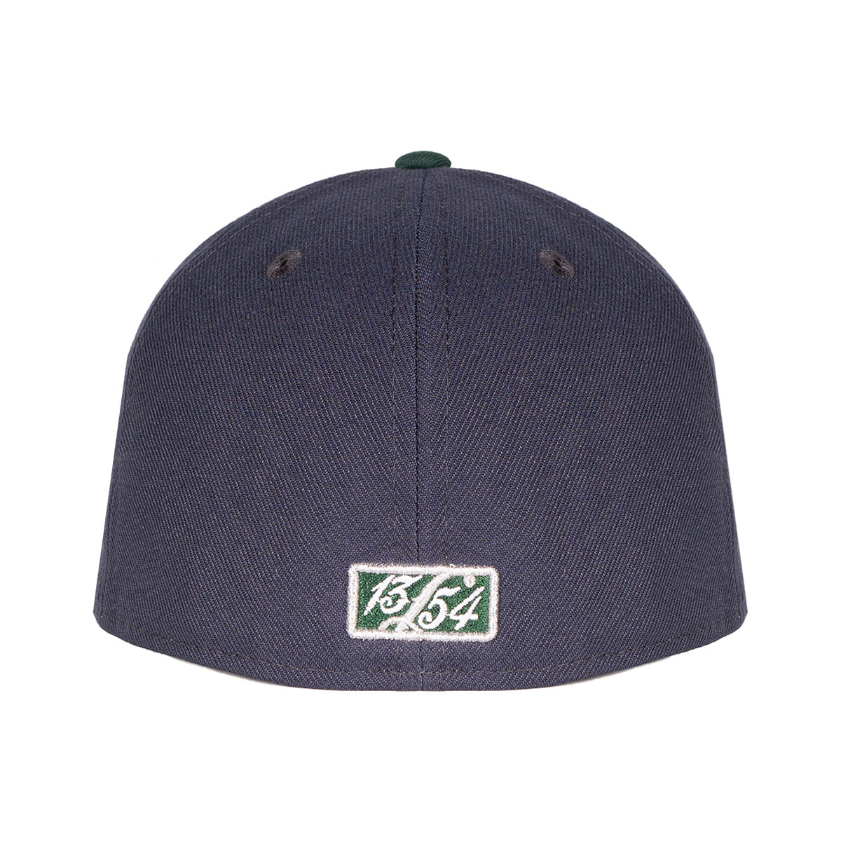 Navy Green Pretzel Fitted