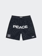 AK + Umbro - Peace Checkerboard Shorts Black