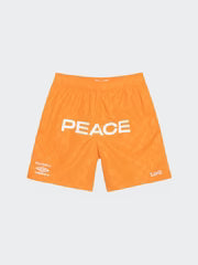 AK + Umbro - Peace Checkerboard Shorts Orange
