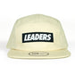 Leaders Cream Canvas 5 Panel