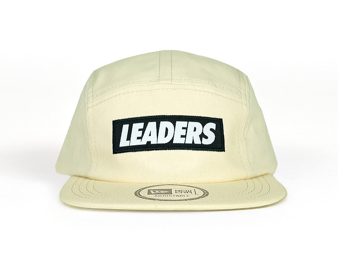 Leaders Cream Canvas 5 Panel