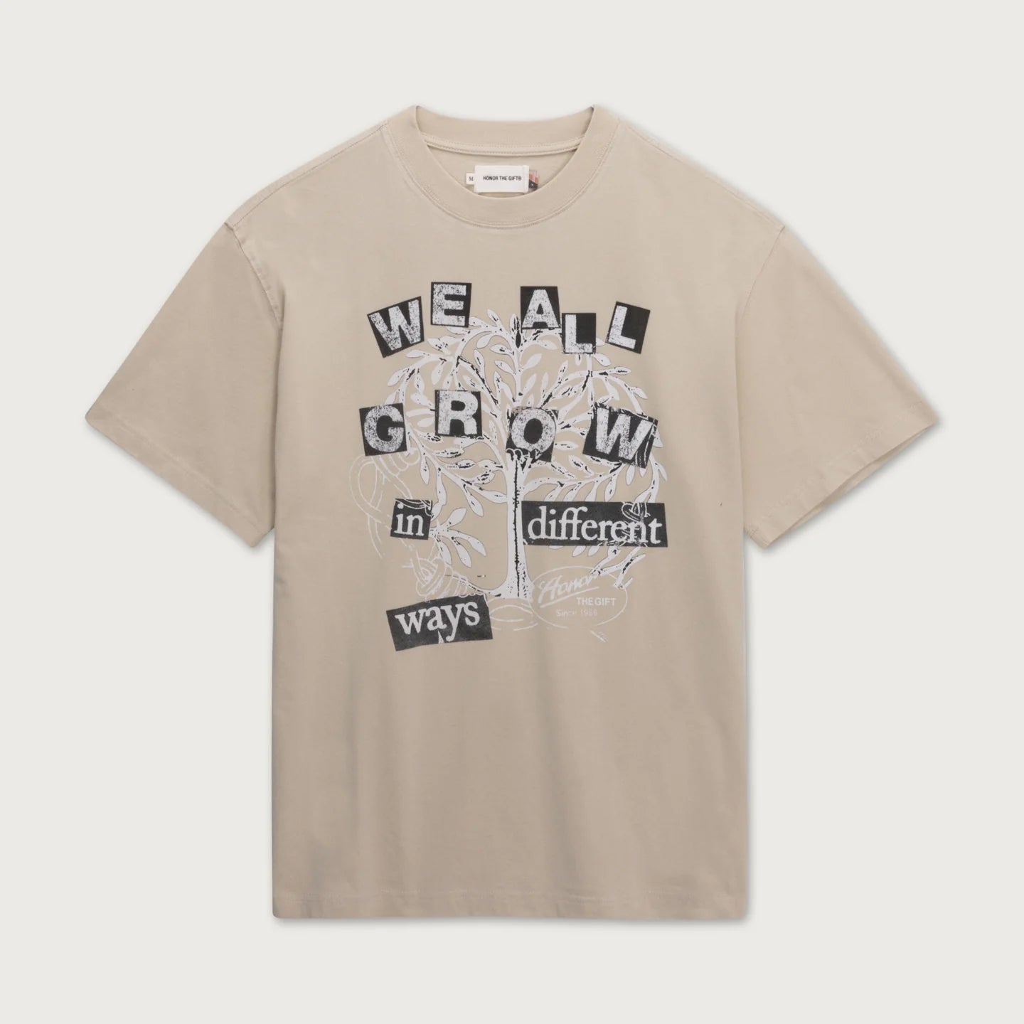 We all grow Taupe