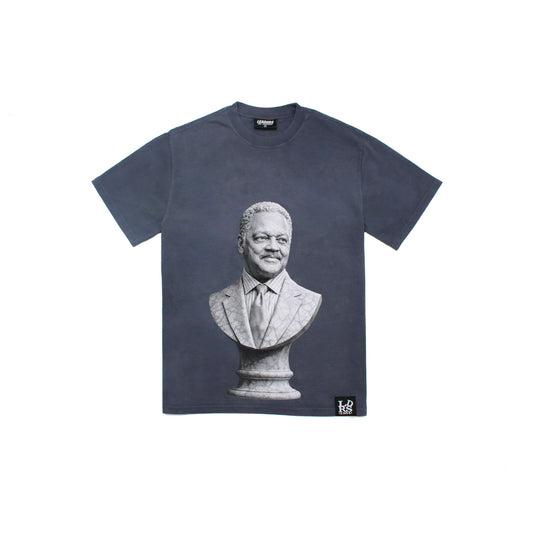 Jesse Louis Jackson Sr Tee Faded Indigo