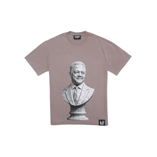 Jesse Louis Jackson Sr Tee Faded Mushroom