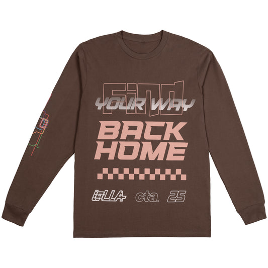 Lollapalooza x CTA x Ellen Ma Find Your Way Long Sleeve Tee