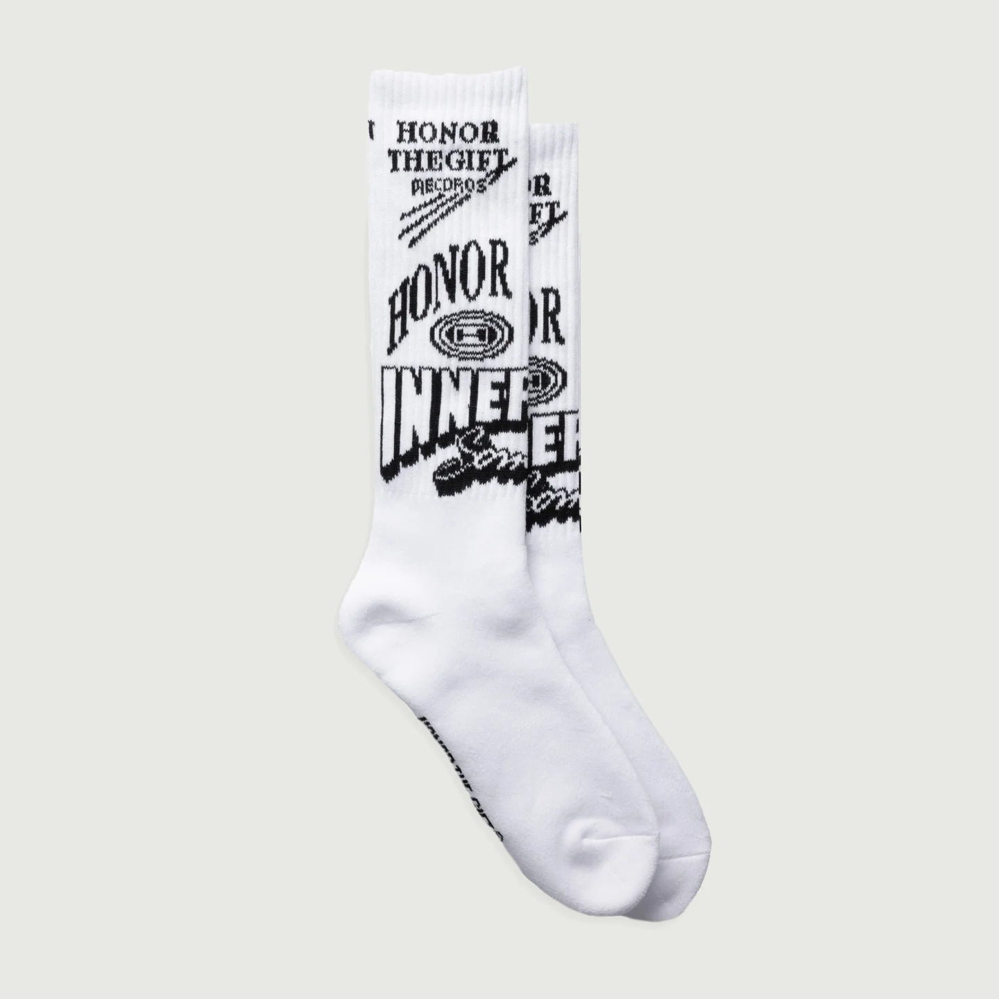 Mixed Graphic Ribbed Sock