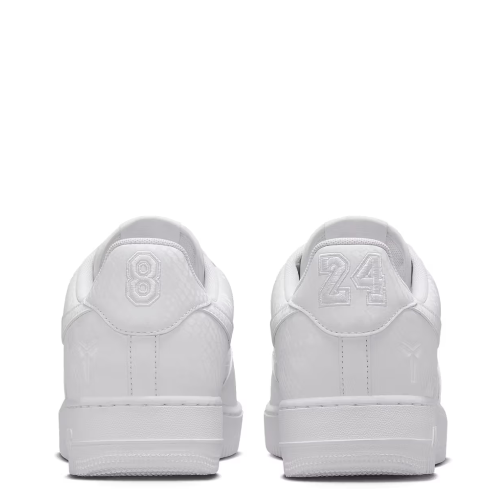 Kobe Bryant Air Force 1 Low "Forever White"