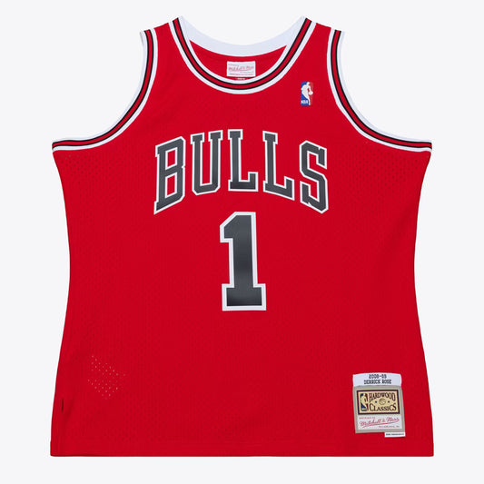 Derrick Rose Chicago Bulls 2008-09 Red Swingman Jersey