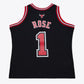 Derrick Rose Chicago Bulls 2010-11 Black Swingman Jersey