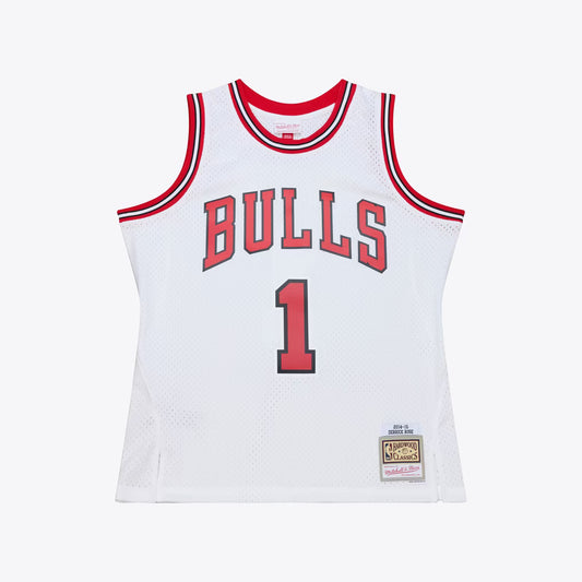 Derrick Rose Chicago Bulls 2014-15 White Swingman Jersey