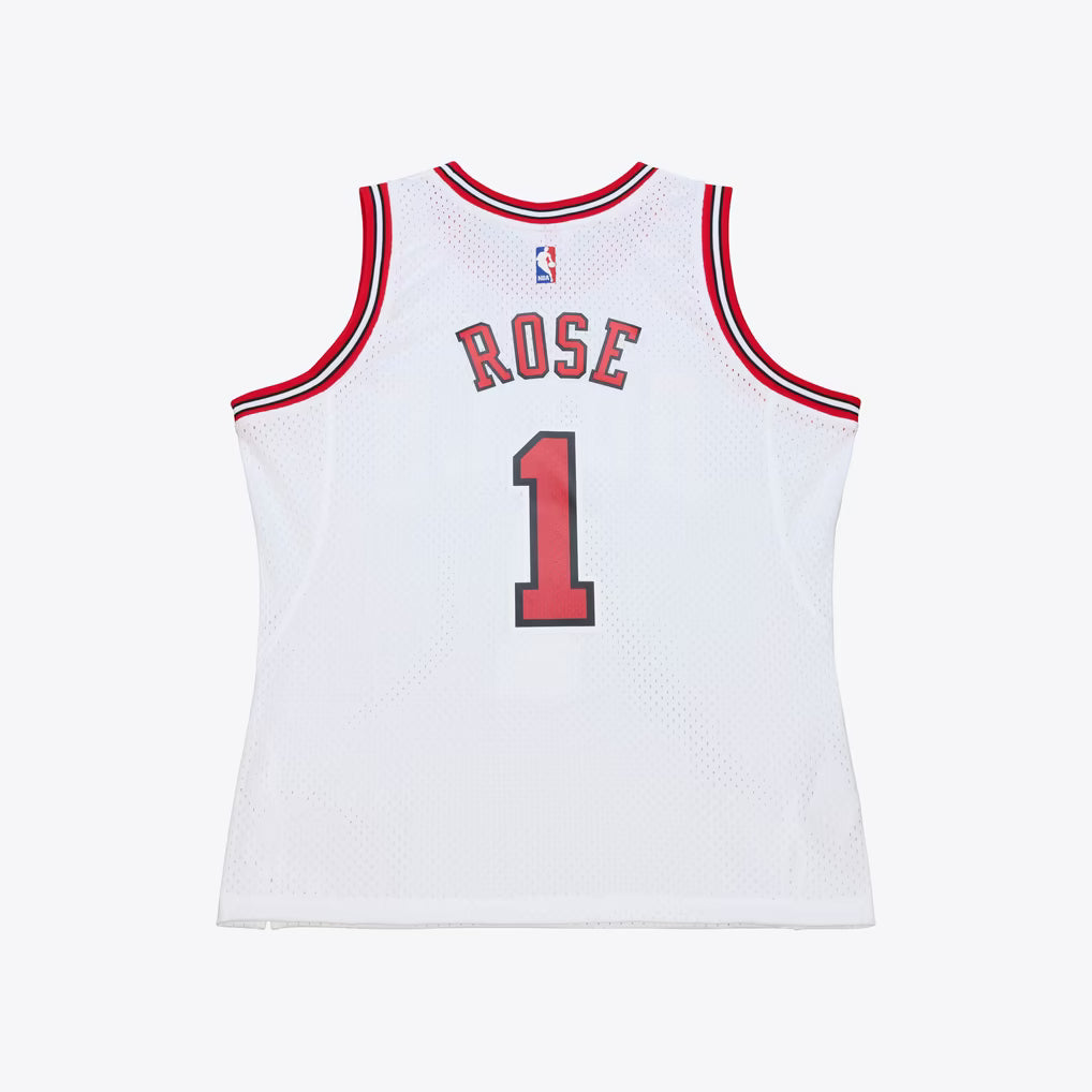 Derrick Rose Chicago Bulls 2014-15 White Swingman Jersey